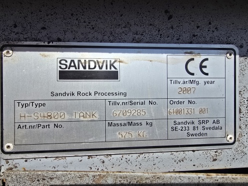 Sandvik H4800 Hydrocone